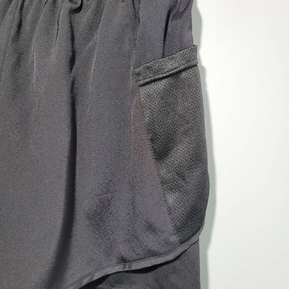 Black athletic shorts drawstring elastic‎ waist workout yoga athleisure neutral - Picture 5 of 9